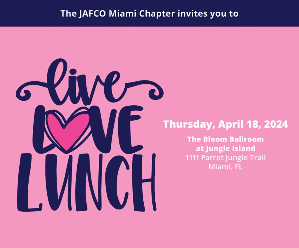 JAFCO Live Love Lunch event graphic